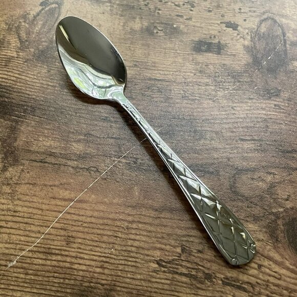 Bombay Casabella Teaspoon Set of 4 Stainless Steel 6 3/4" Replacement Flatware - Picture 2 of 5